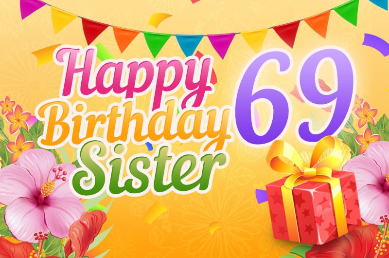 Happy 69th Birthday Sister Image