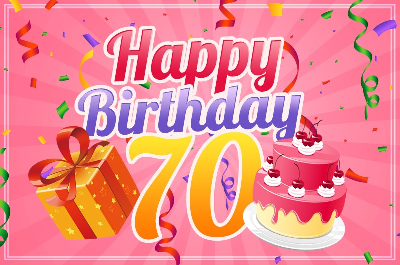 Happy 70th Birthday picture for Her