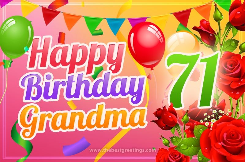 Happy 71st Birthday Grandma Image