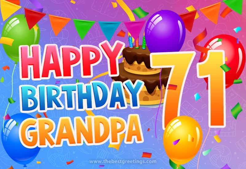 Happy 71st Birthday Grandpa Image