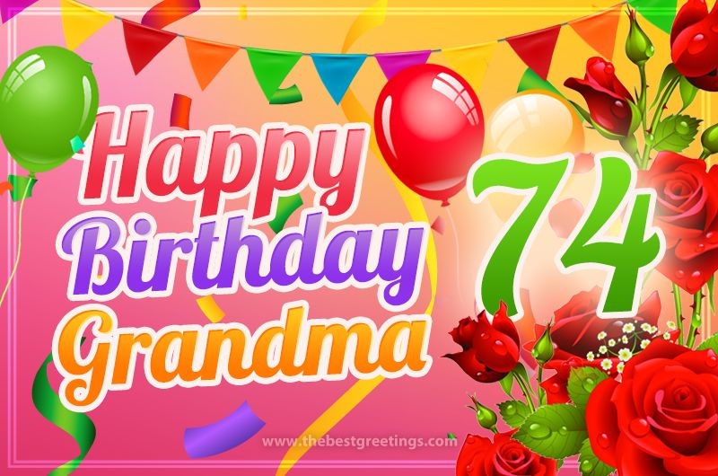 Happy 74th Birthday Grandma Image