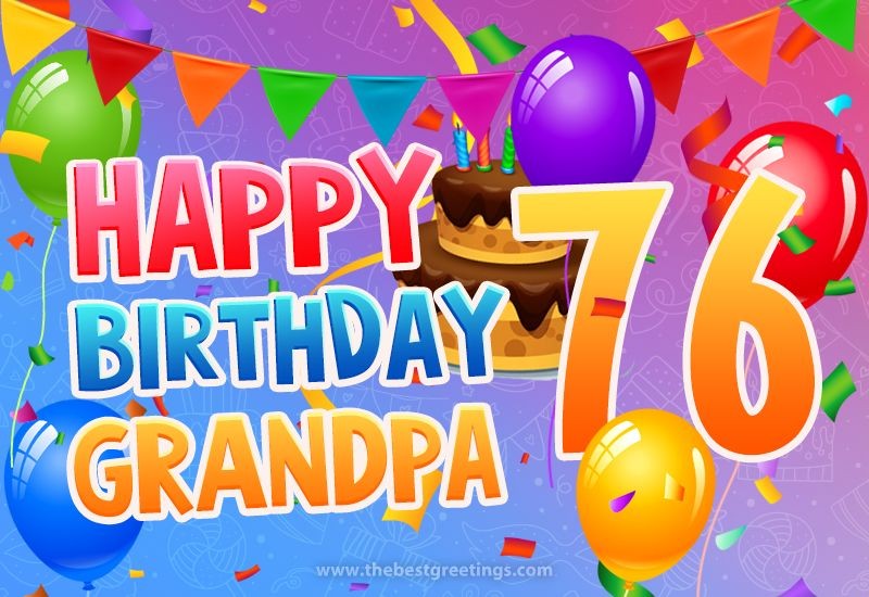 Happy 76th Birthday Grandpa Image