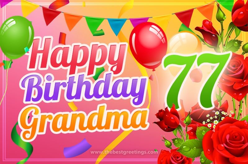 Happy 77th Birthday Grandma Image