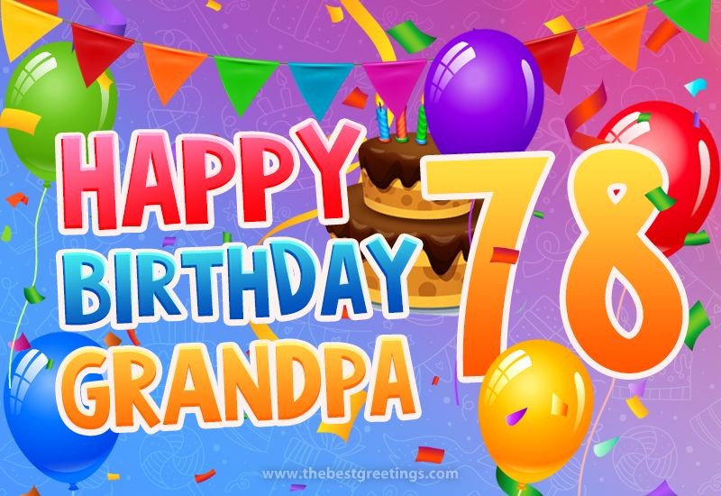 Happy 78th Birthday Grandpa Image