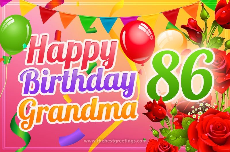 Happy 86th Birthday Grandma Image