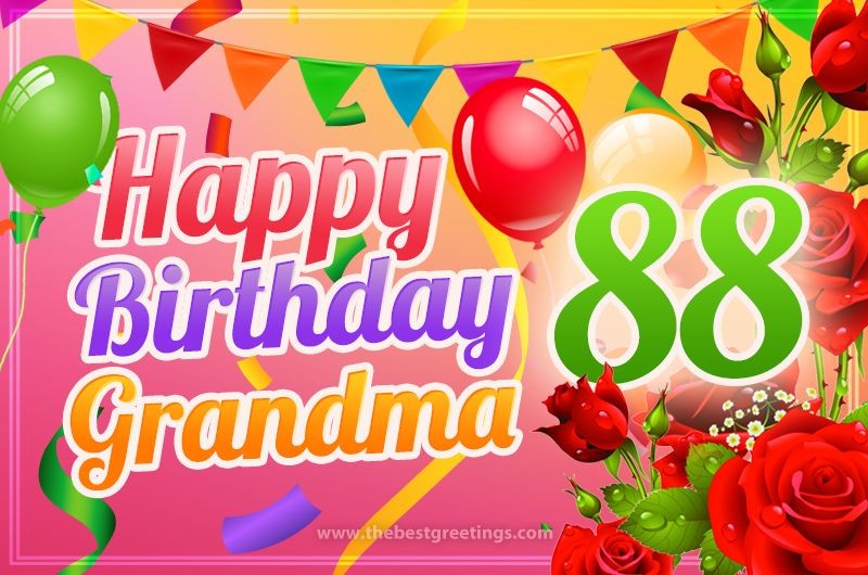 Happy 88th Birthday Grandma Image