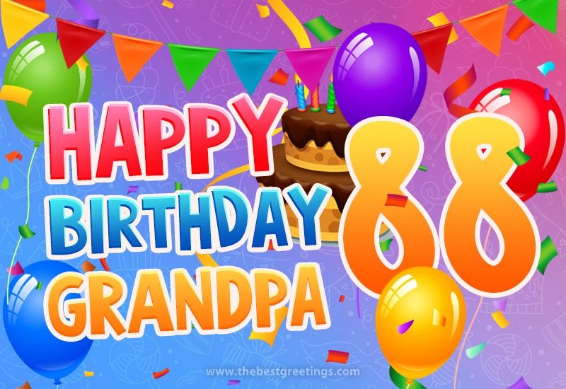 Happy 88th Birthday Grandpa Image