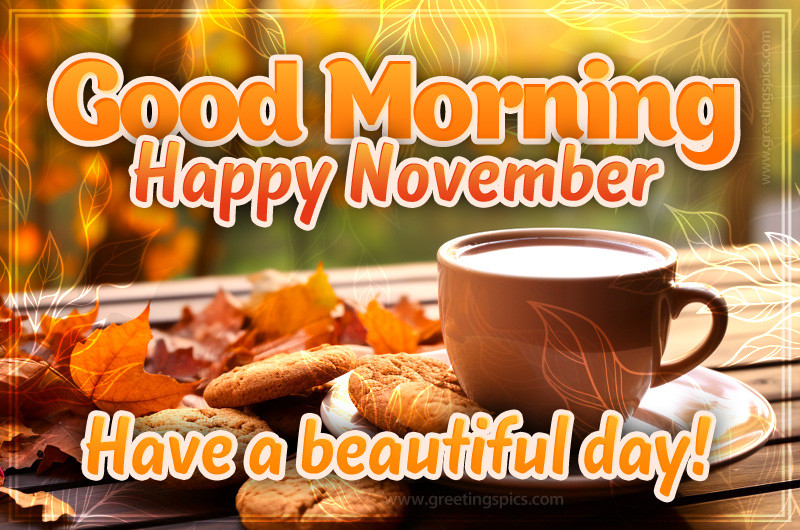 Good Morning Happy November Image