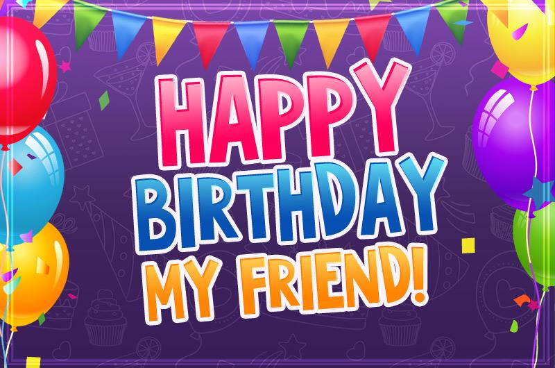 Happy Birthday Friend images